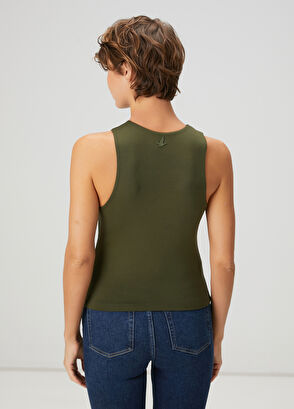 Beymen Club Khaki Tank Top - 5