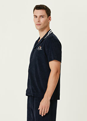 Beymen Club Navy Blue Terry Textured T-shirt - 6