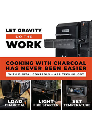 Masterbuilt Gravity Series 1150 Digital Charcoal Smoker Grill - 8