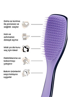 Tangle Teezer Zodiac The Ultimate Detangler Virgo Virgo Straight & Curly Hair Hair Detangling Comb - 4