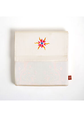 Zsa Zsa Zsu Lahor Mavi Pamuk Saten Nevresim Seti - 3