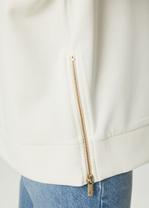 Beymen Club Ekru Dökümlü Sweatshirt - 6