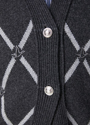 Beymen Club Anthracite Diamond Cardigan - 7