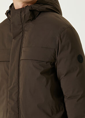 Beymen Club Haki Kapüşonlu Parka - 6