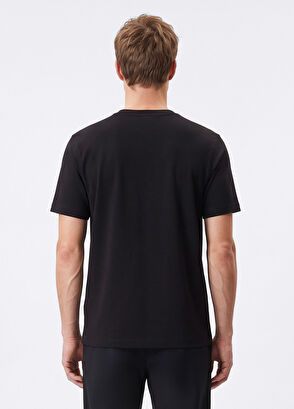 Beymen Club Relax Fit Siyah Kaz Artwork Nakışlı T-shirt - 5