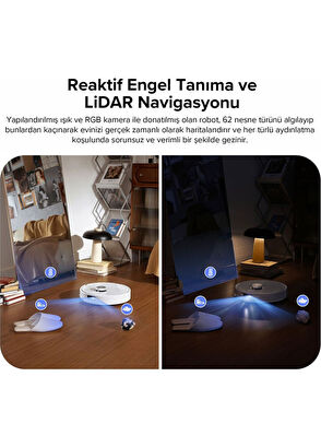 Roborock Qrevo Curv White Smart Robot Vacuum Cleaner - 7