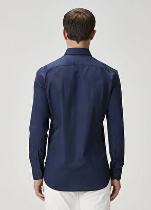 Lacivert Gömlek - Görsel 6