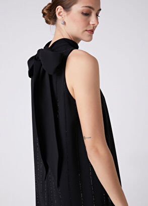 Beymen Club Black Mini Evening Dress - 3