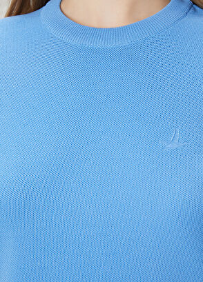 Beymen Club Mavi Kısa Kol Pike Kazak - 5