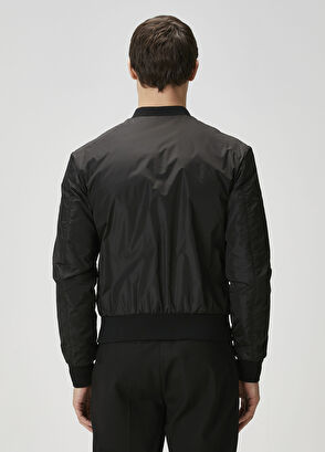 Siyah Bomber Mont - Görsel 5
