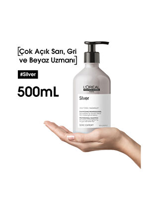Loreal Professionnel Serie Expert Silver Mor Şampuan 500 ml - 3