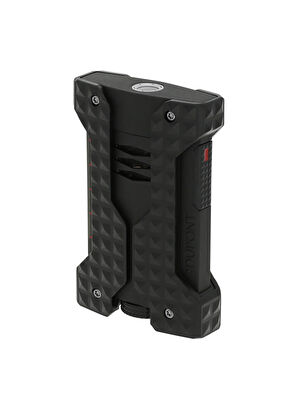 S.T. Dupont Windproof Rüzgar Geçirmez Siyah Puro Çakmağı ve S-Cut Kesici Seti - 3