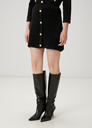 Beymen Club Siyah Mini Etek - 4