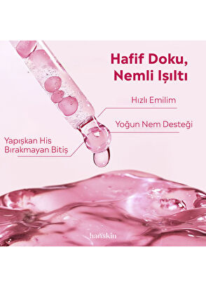 Hanskin Pink Lotus PDRN Hyaluron Glow Yaşlanma Karşıtı Cilt Serumu 30 ml - 5