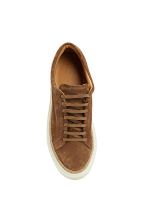 Beymen Club Taba Jüt Detaylı Erkek Süet Sneaker - 4