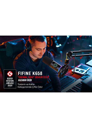 Fifine K658 Usb Rgb Dinamik Mikrofon - 6