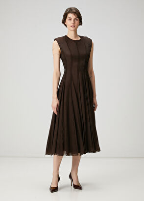 Beymen Club Brown Midi Dress - 3