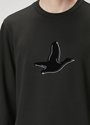 Beymen Club Siyah Logo Baskı Detaylı Sweatshirt - 6