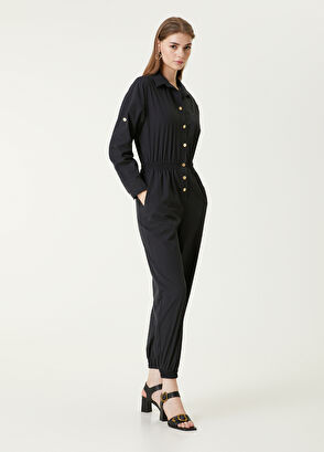 Beymen Club Black Casual Jumpsuit - 4