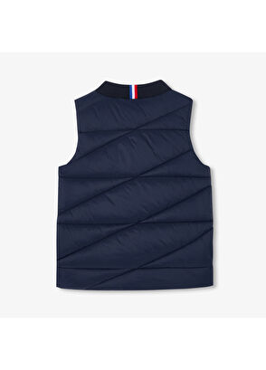 Lacivert Çift Taraflı Kapüşonlu Erkek Çocuk Yelek - Görsel 5