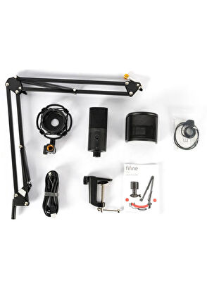 Fifine T683 Usb Type C Profesyonel Siyah Mikrofon Seti - 5