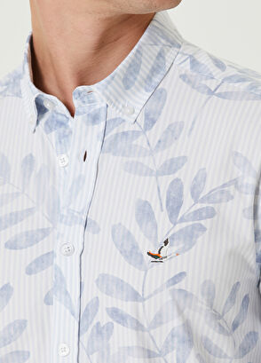 Beymen Club Slim Fit Mavi Gömlek - 6