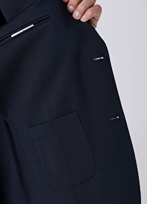 Beymen Club Lacivert Örme Blazer - 9