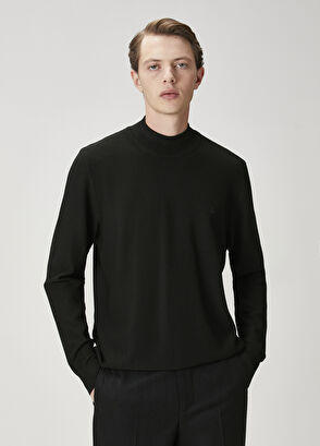 Beymen Club Siyah Yarım Balıkçı Yaka Kazak - 3