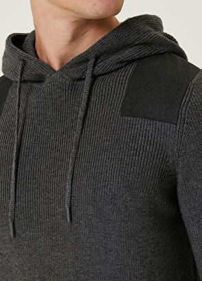 Beymen Club Anthracite Hooded Sweater - 6