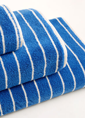 Zsa Zsa Zsu Solid Wide Striped Cotton Yarn Dyed Face Towel 50 x 90 cm - 3