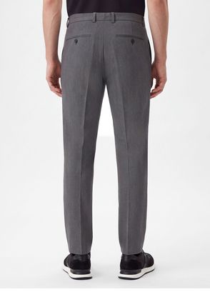 Beymen Club Regular Fit Grey Waist Corded Twill Chino Trousers - 3