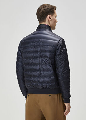 Lacivert Puff Mont - Görsel 5