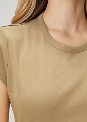 Beymen Club Açık Haki T-shirt - 6