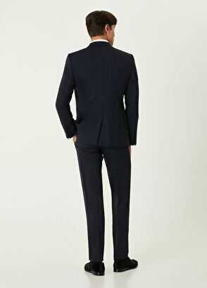 Dolce&Gabbana Martini Lacivert Yün Takım Elbise - 5