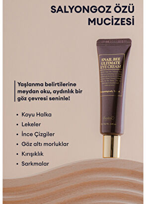 Benton Snail Bee Ultimate Koyu Halka Karşıtı Salyangoz Özlü Göz Çevresi Bakım Kremi 10 gr - 5
