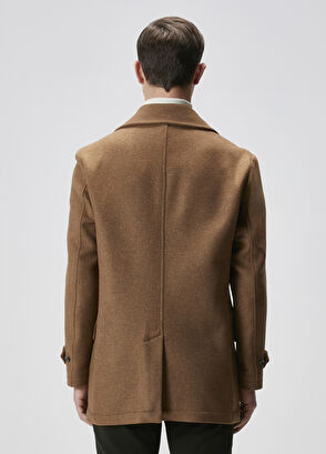 Beymen Club Deve Tüyü Yün Kruvaze Palto - 5