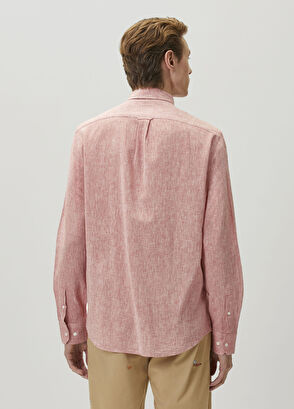 Beymen Club Comfort Fit Tile Linen Shirt - 5