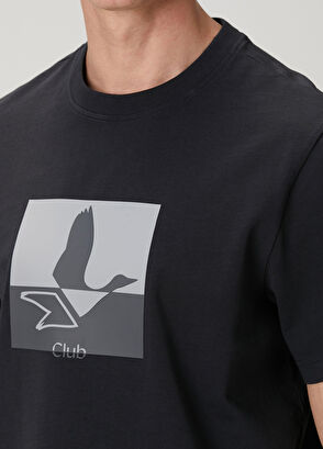 Beymen Club Siyah Logolu Suprem Oversize T-shirt - 5