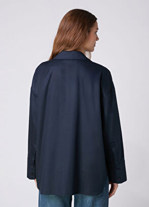Beymen Club Petrol Logo Basic Shirt - 7