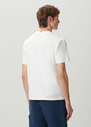 MC2 (Saint Barth) Portofino Açık Kırık Beyaz T-shirt - 4