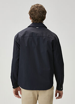 Beymen Club Lacivert Dış Gömlek - 4