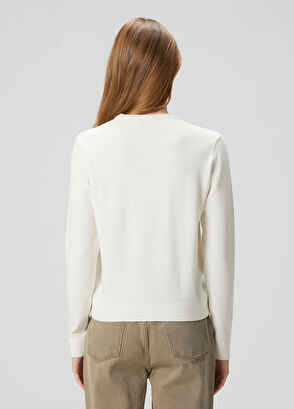 Beymen Club Beyaz Basic Kazak - 5