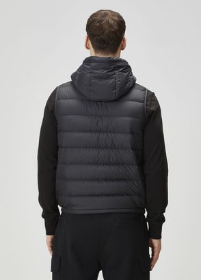 Moncler Black Hooded Puff Vest - 4