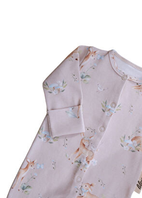 Lilou Atelier Macey Bej Unisex Bebek Organik Pamuk Tulum - 6