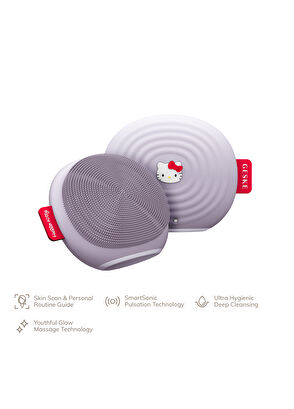 Geske Sonic Facial Brush Mor 4'ü 1 Arada Yüz Fırçası Cilt Temizleme Cihazı - 5