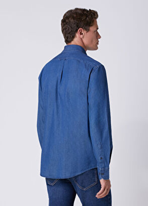 Beymen Club Comfort Fit Navy Blue Shirt - 5