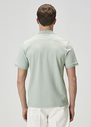 Beymen Club Basic Fit Green Polo Neck T-Shirt - 5