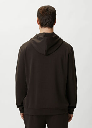Beymen Club Dark Brown Hooded Sweatshirt - 4