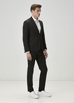 Beymen Club Drop 6 Slim Fit Siyah Takım Elbise - 6
