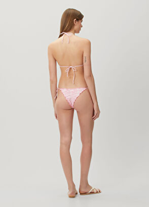 MC2 (Saint Barth) Sagitami Pink White Triangle Bikini Set - 4